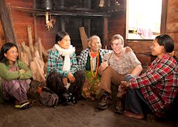 Audley specialist with the Muun tribe in Kanpetlet, Myanmar