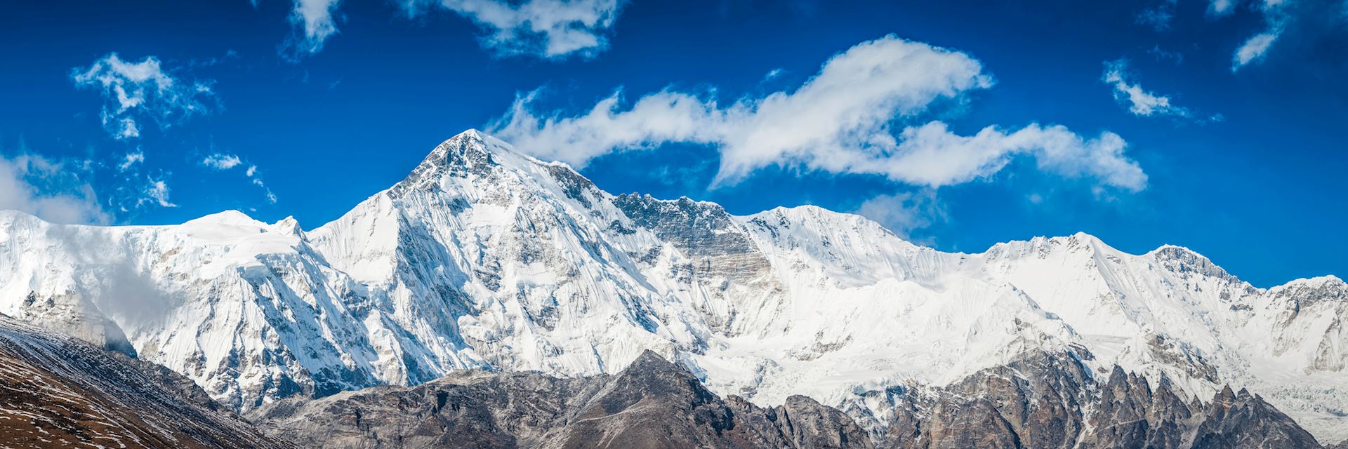 Himalayan peaks in Nepal
