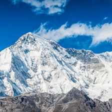 Himalayan peaks in Nepal