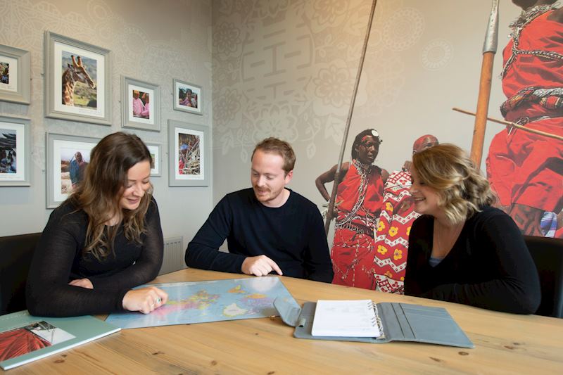 Clients meeting with an Audley Specialist