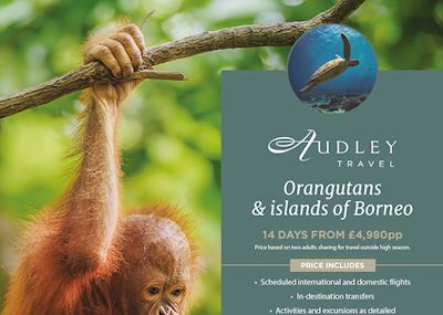 Borneo 'A4' itinerary poster