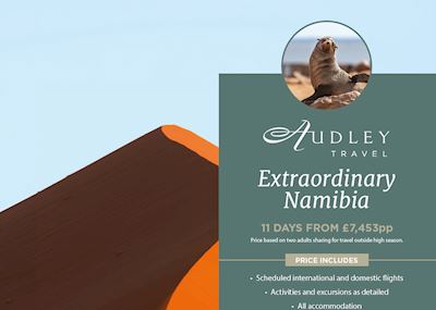 Namibia 'A4' itinerary poster