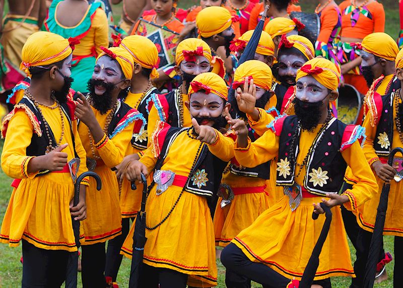 Cultural pageant, Galle, Sri Lanka