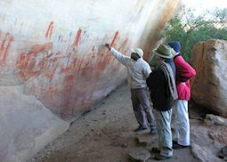 San rock art at Bushmans Kloof