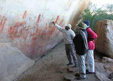 San rock art at Bushmans Kloof San rock art at Bushmans Kloof