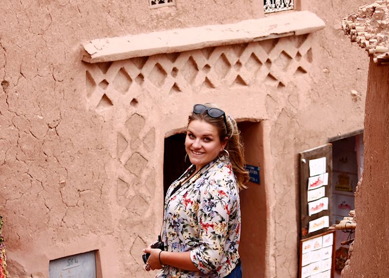 Kerry-Ann in Ait Ben Haddou, Morocco