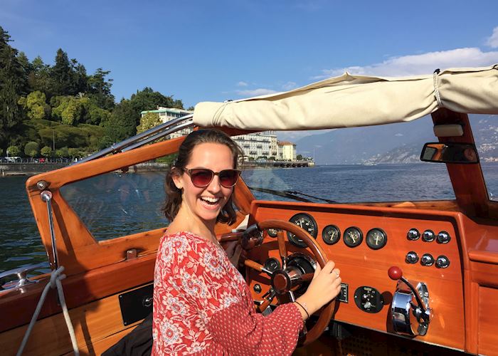 Molly on Lake Como, Italy