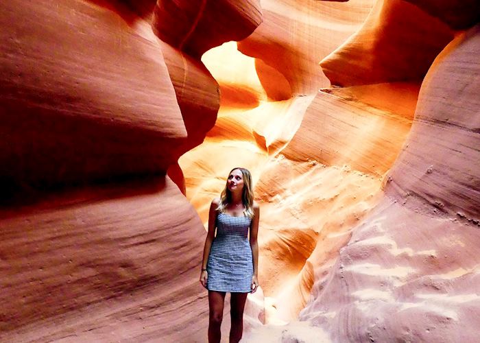 Dani in Antelope Canyon, Arizona, USA