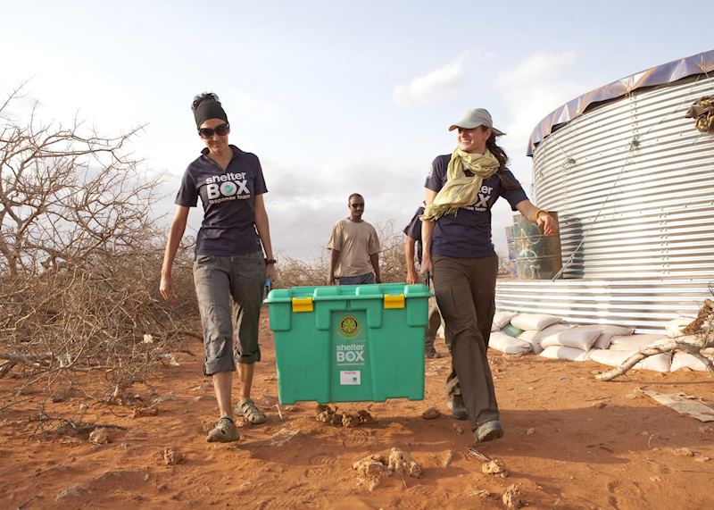 Shelterbox delivering aid in Ethiopia