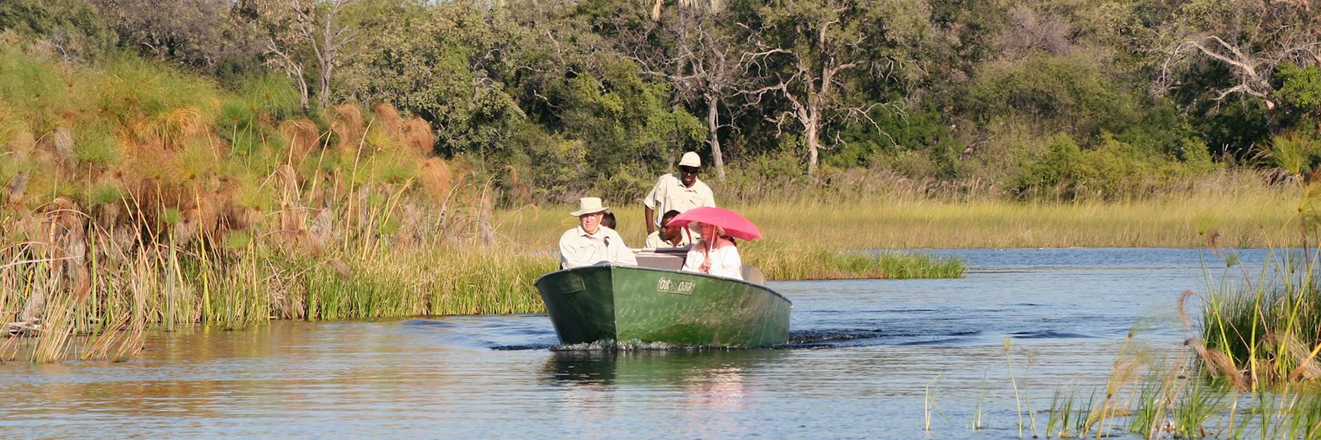 Boat excursion in the Nxabega Concession