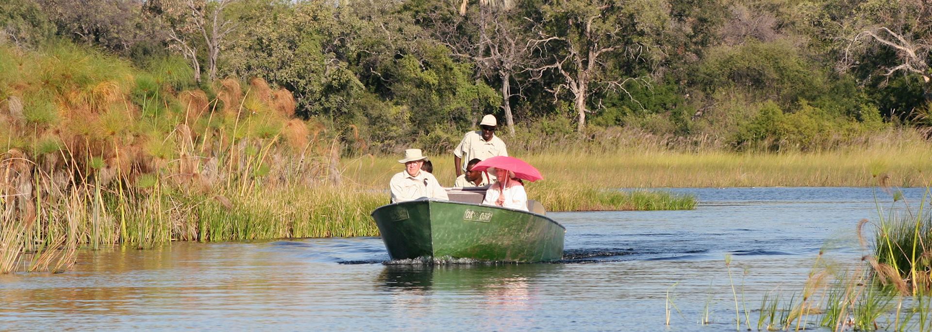 Boat excursion in the Nxabega Concession