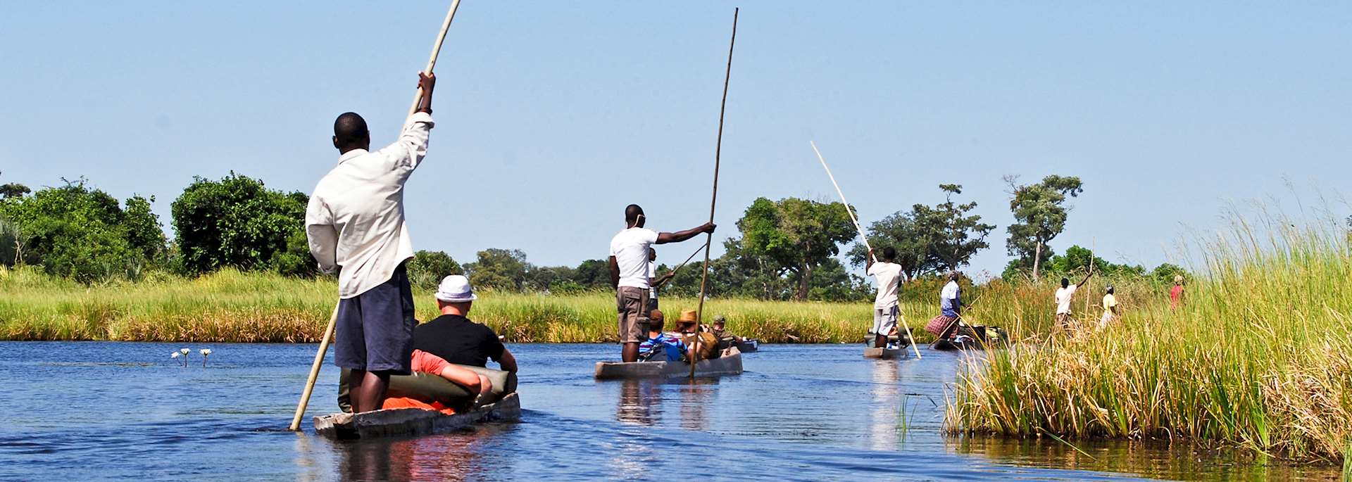Okavango Delta mokoro boat trip