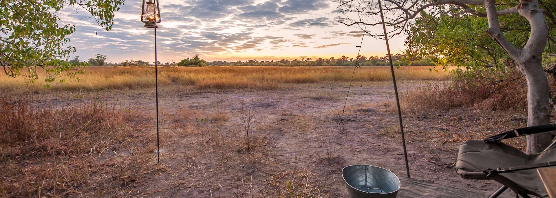 Mobile camping in Botswana