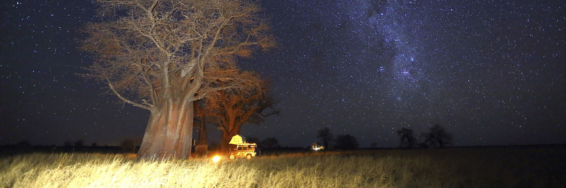 Mobile camping in Botswana