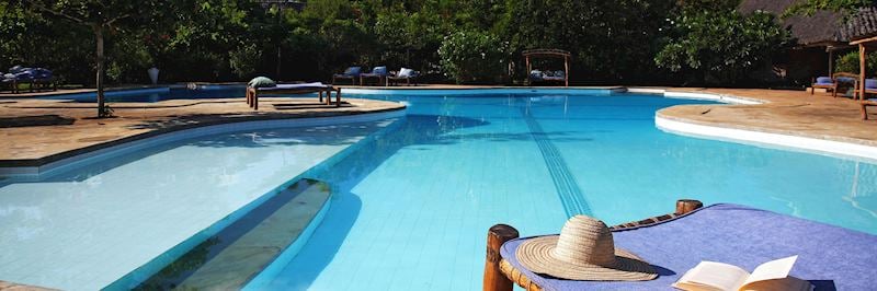 The pool at Kinondo Kwetu