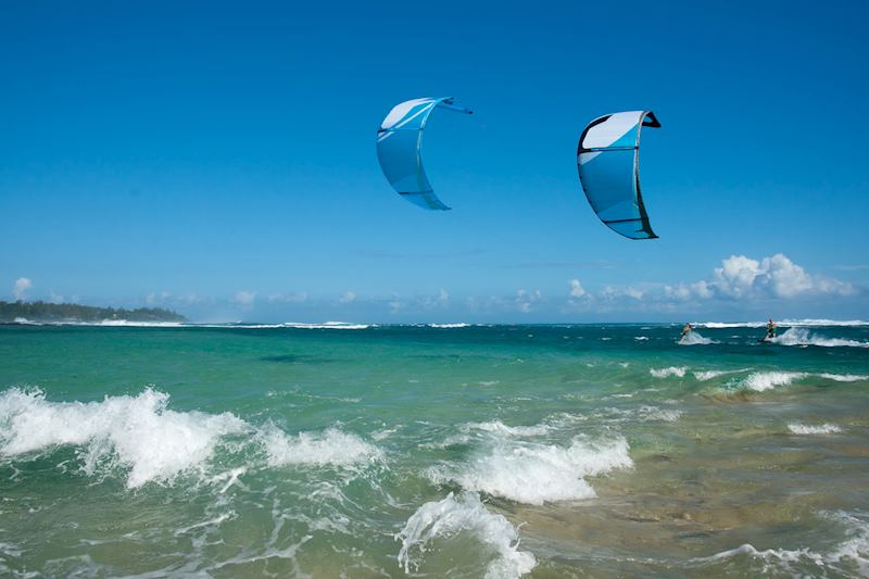 Kitesurfing in Mauritius