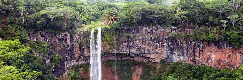Stop off at the Chamarel Waterfall