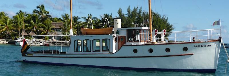 Built in 1929 the M/S Lady Lisbeth is the island’s oldest motorboat