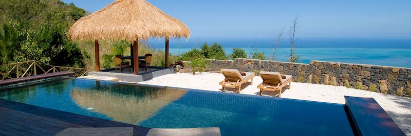 The Sea View Pool Suite at Lakaz Chamarel