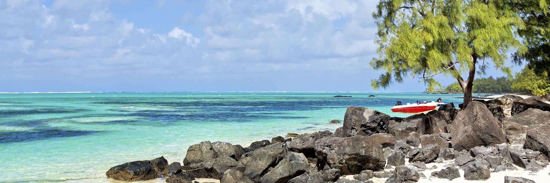The island of Île aux Cerfs