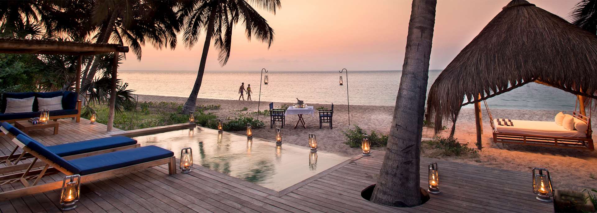 Guest pool, Benguerra Island