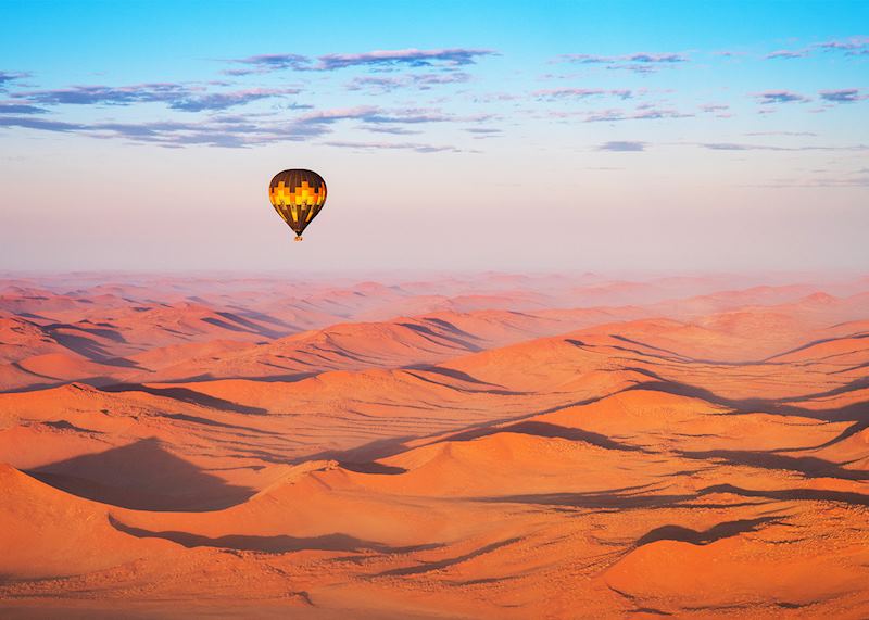 Hot-air balloon ride, Namib Desert, Sossusvlei