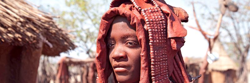Himba woman on the Skeleton Coast
