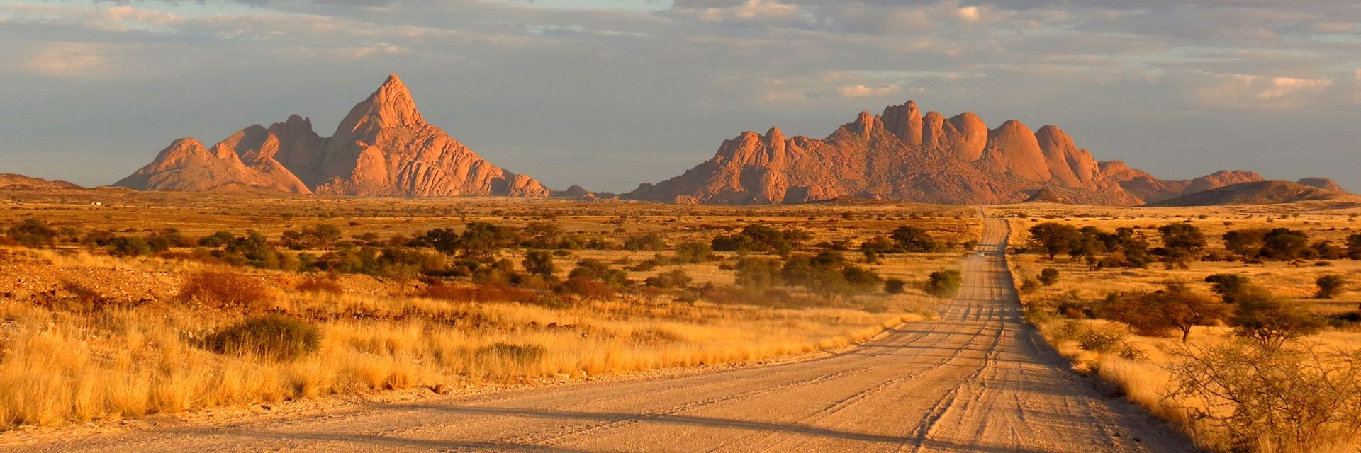 Driving in Spitzkoppe, Namibia