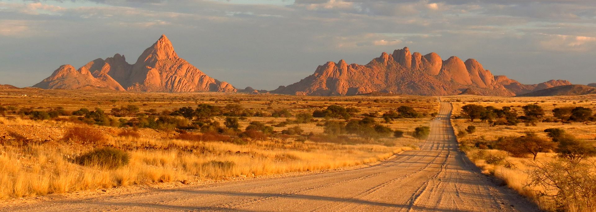 Driving in Spitzkoppe, Namibia