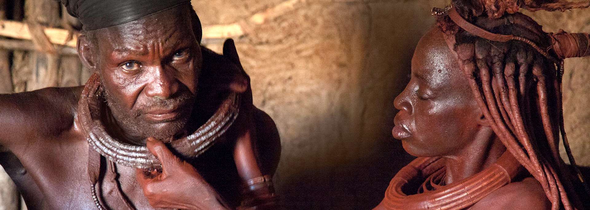 Himba couple, Kaokoland