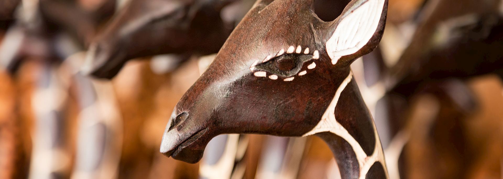 Giraffe carvings, Rundu