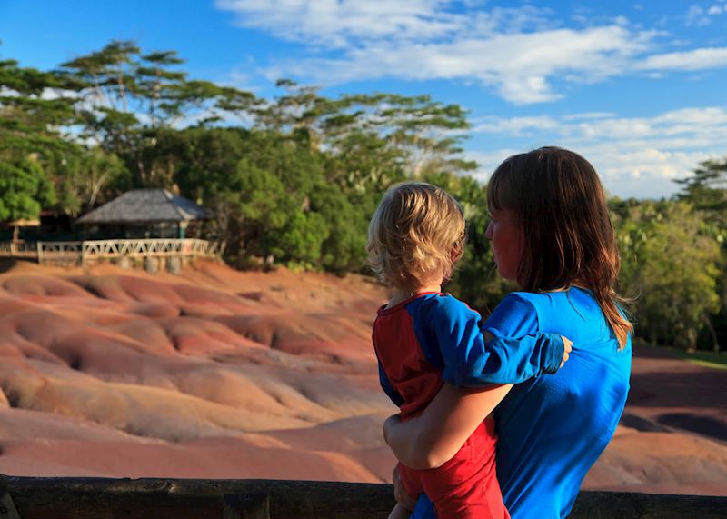 The Seven Coloured Earth, Chamarel, Mauritius