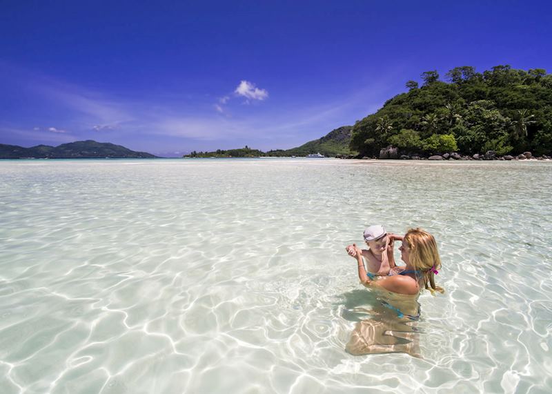 Family in the Seychelles