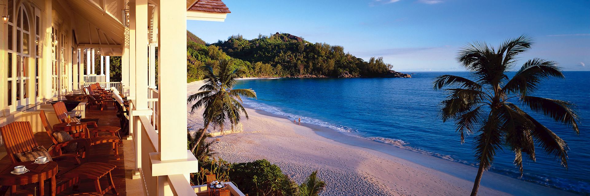 The main house at the Banyan Tree, the Seychelles