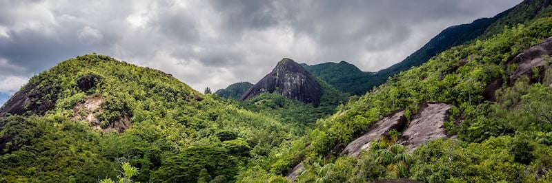 Constance Ephelia Resort is on the edge of Morne Seychelles National Park