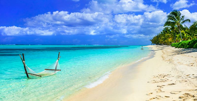 Hammocks in the sea, Denis Island