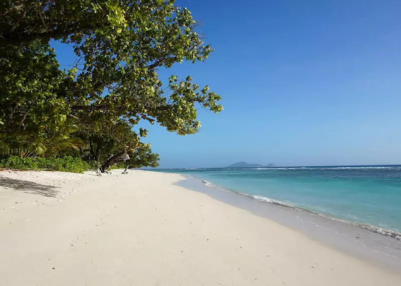 Beach at Silhouette