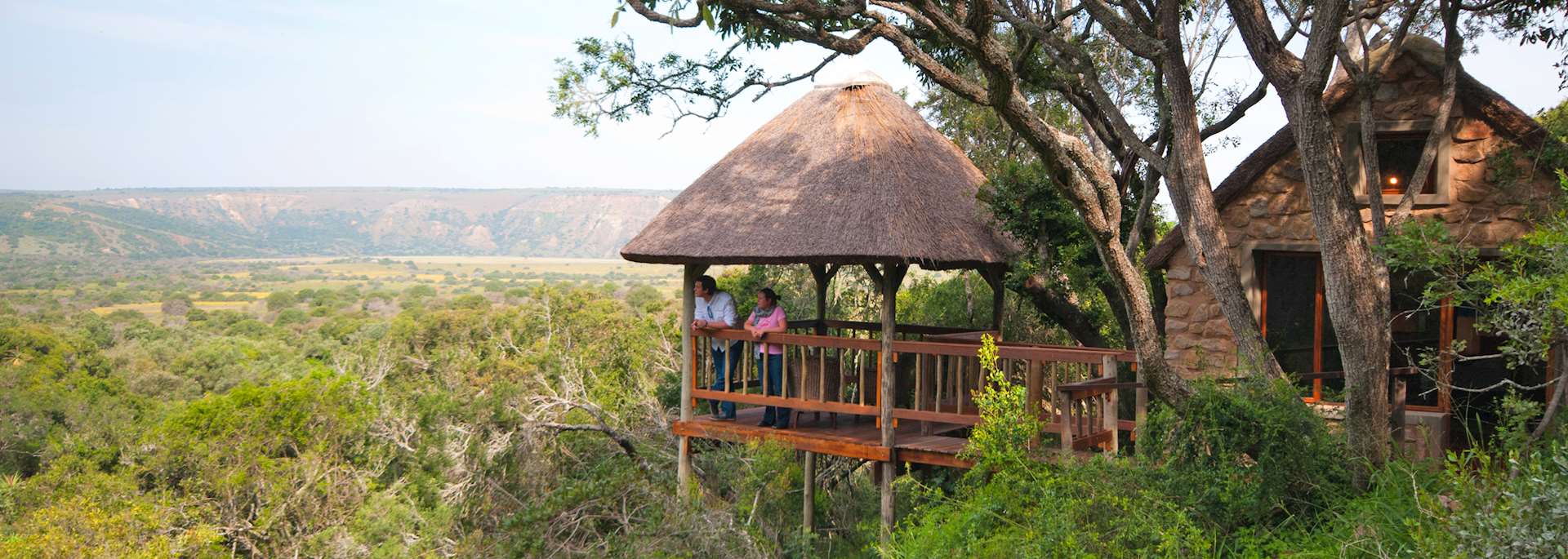 View from Amakhala Woodbury Lodge