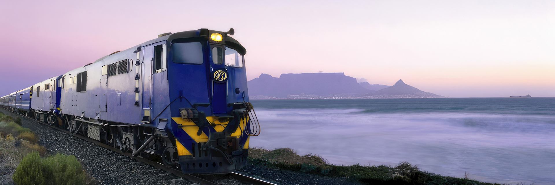 Blue Train near Table Mountain
