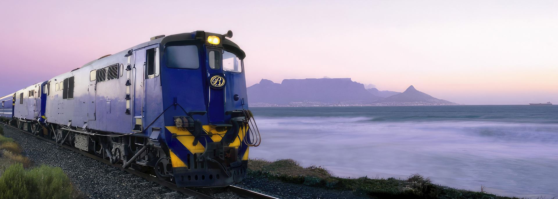 Blue Train near Table Mountain