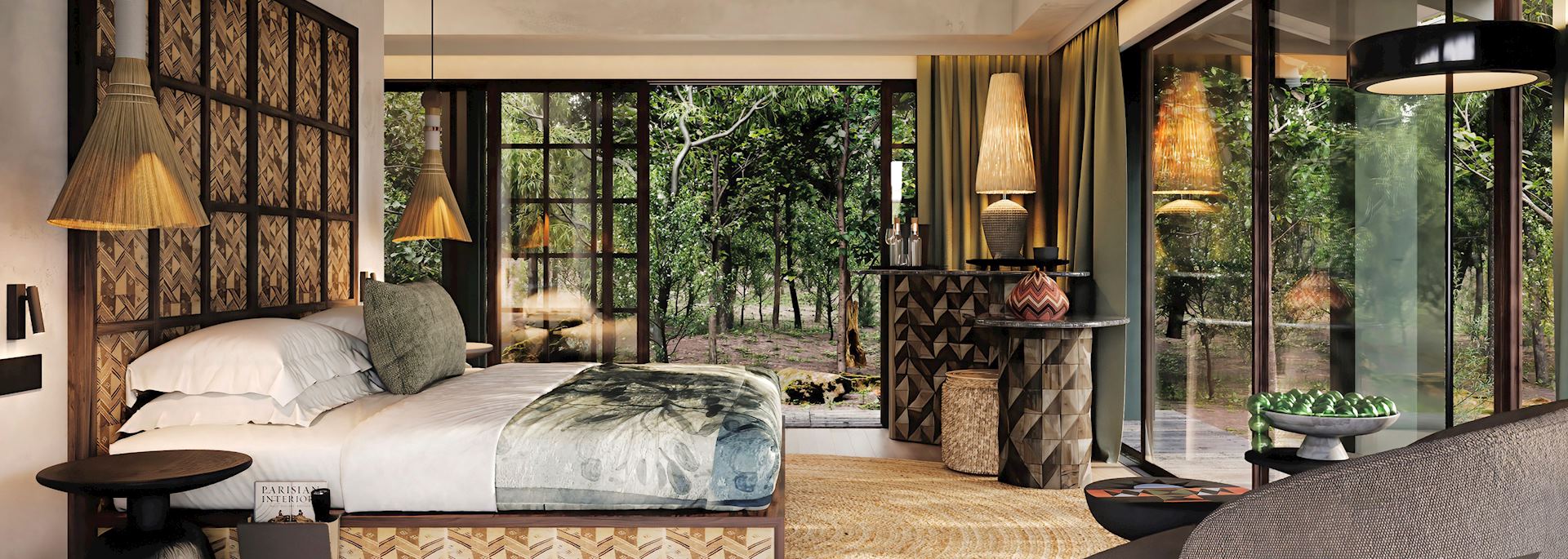 Guest suite, Phinda Forest Lodge