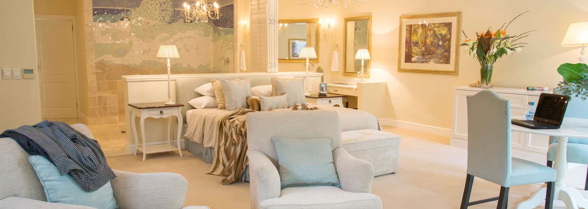 Guest bedroom at The Last Word Constantia