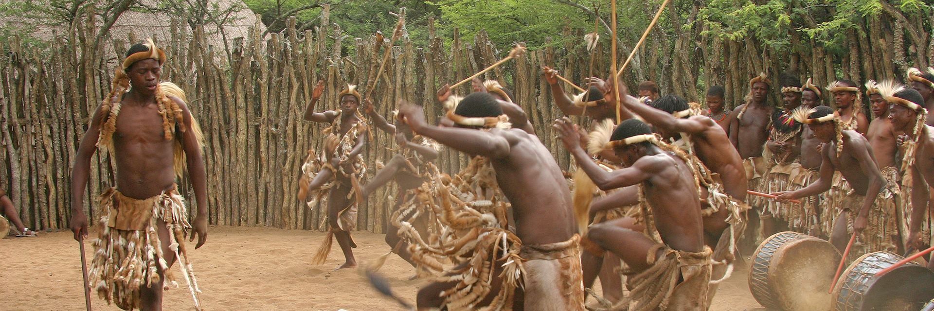 Zulu dancers, Shakaland