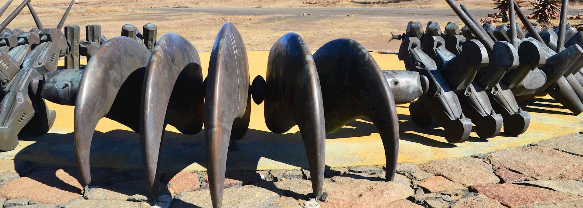 Zulu memorial at Islandlwana
