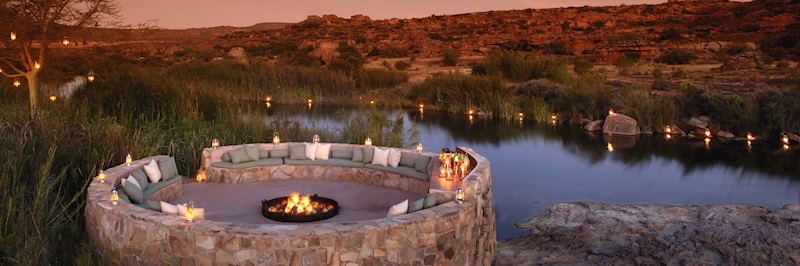 A traditional braai at Bushmans Kloof, Western Cape