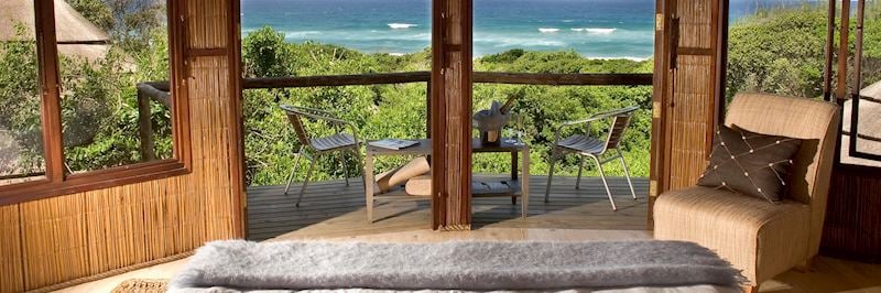 View from one of Thonga Beach Lodge's suites
