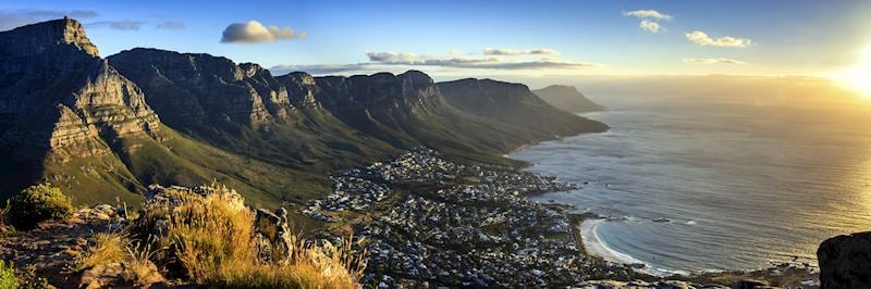 Sunset over Cape Town