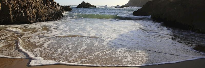 Remote beach on the Elephant Coast