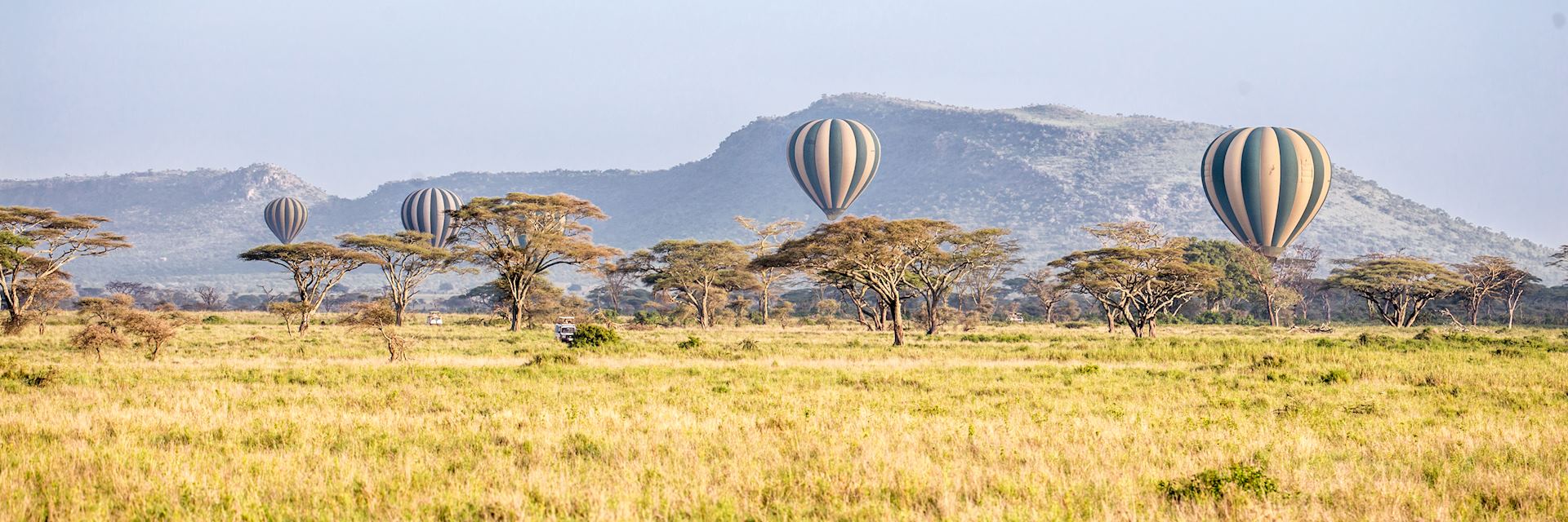 Balloons over the Serengeti National Park