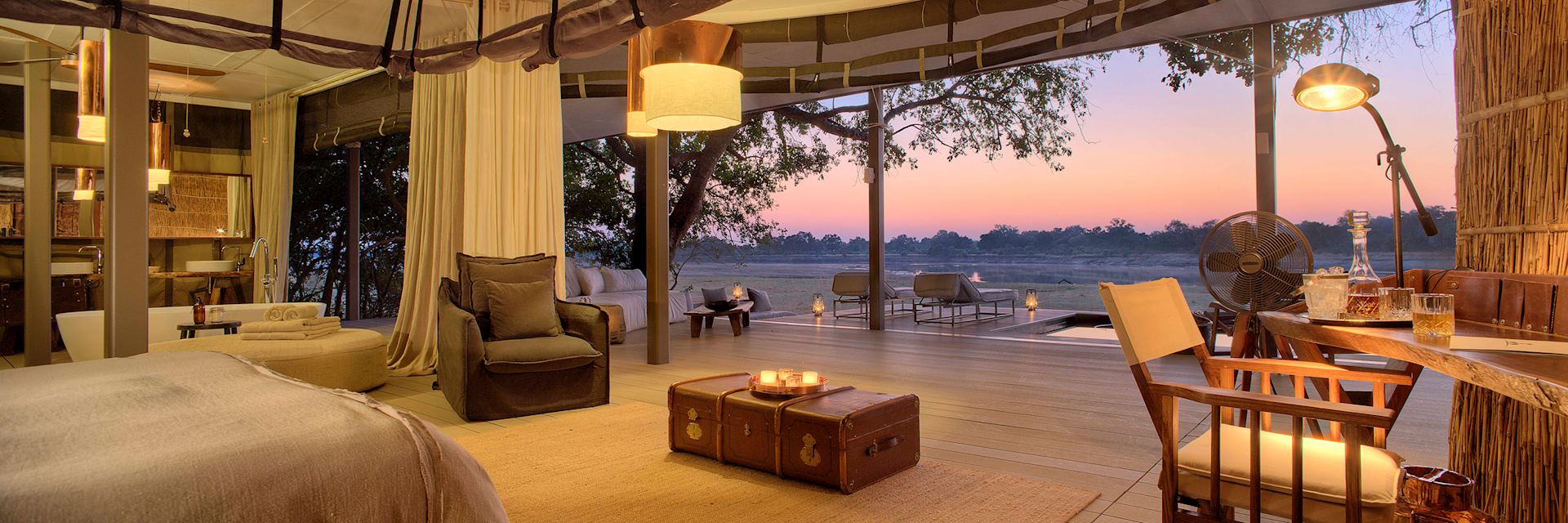 View from Chinzombo Camp, South Luangwa National Park